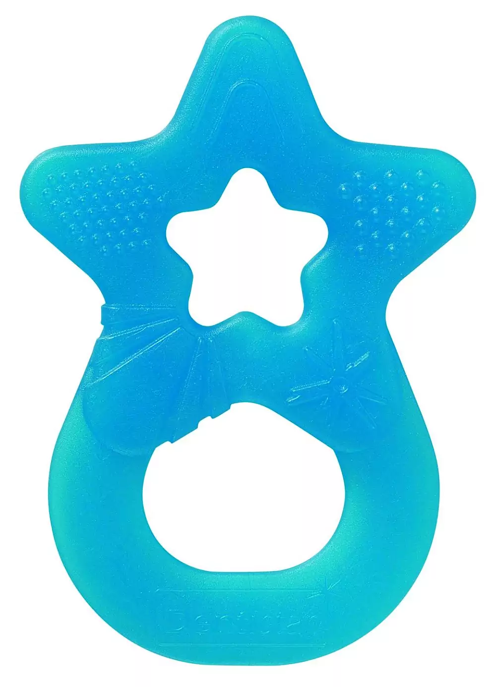 blauer Beißring, Modell Star Teether von Novatex